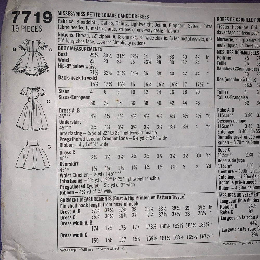 Costume Pattern - Picture 2 of 3